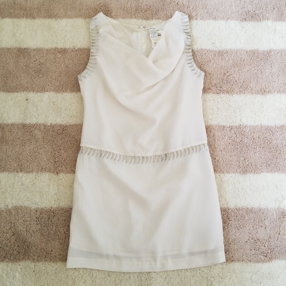 Cream cocktail dress